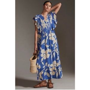 Anthropologie Maeve Cassandra maxi dress sz XS